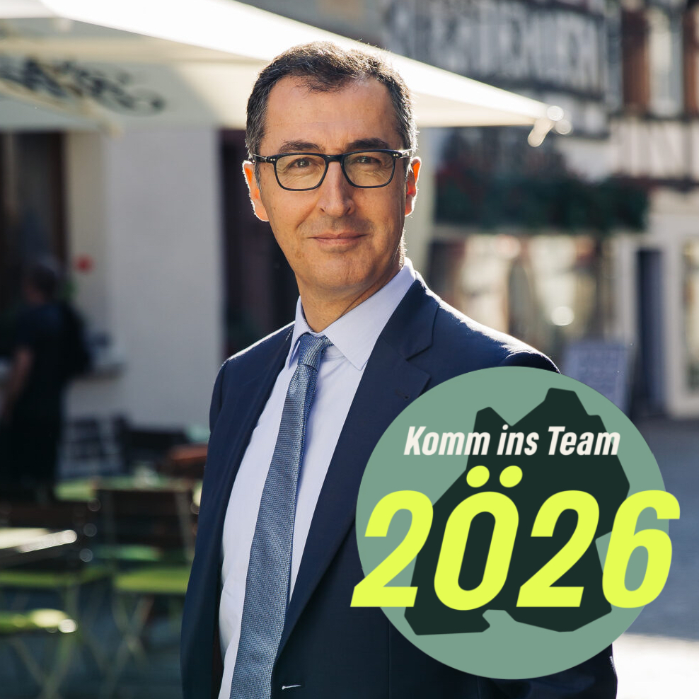 Cem Özdemir mit Aufruf "Komm ins Team"