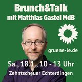 Brunch&Talk mit Matthias Gastel, 18.1.2025, 10 -13 Uhr, Zehntscheuer