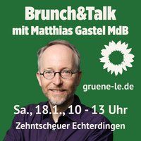 Brunch & Talk mit Matthias Gastel, 18.1.2025, 10 - 13 Uhr, Zehntscheuer