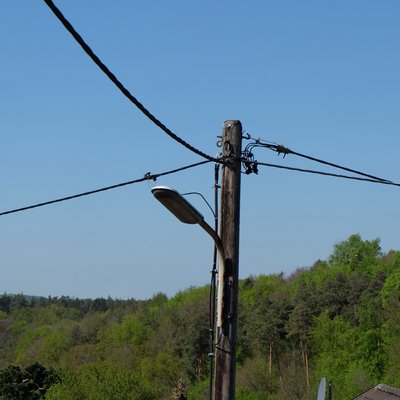 oberirdisches Stromnetz in Musberg