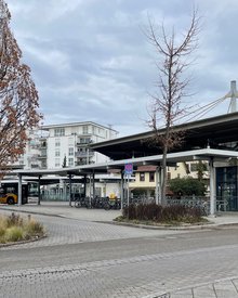 S-Bahnhof und Busbahnhof Echterdingen