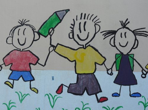 Schulkinder Schulkinder