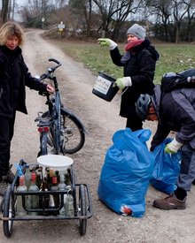 Müllsammlung der Grünen 2018