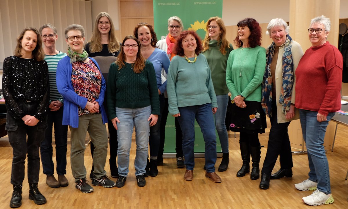 Die Frauen auf der Liste der Grünen
