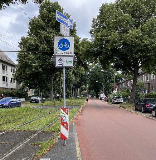 Fahrradstraße in Bremen