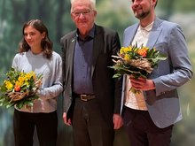 Clara Schweizer, Winfried Kretschmann und David Armbruster