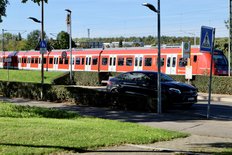 Eine S-Bahn fährt nach Leinfelden. Foto: U. Janssen