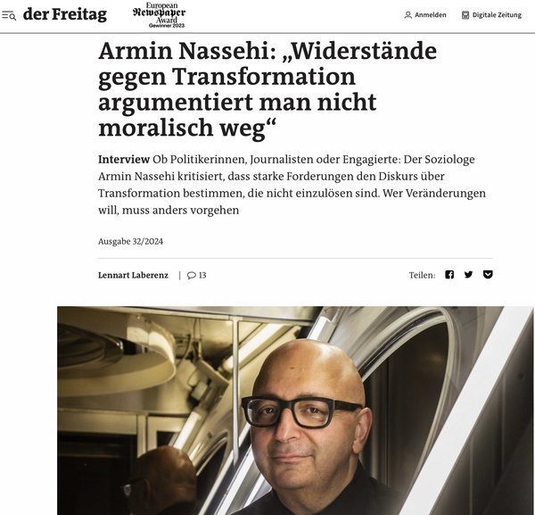Zum Interview im 'Freitag'